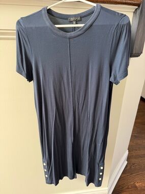 Rag & Bone Navy soft tee-dress.